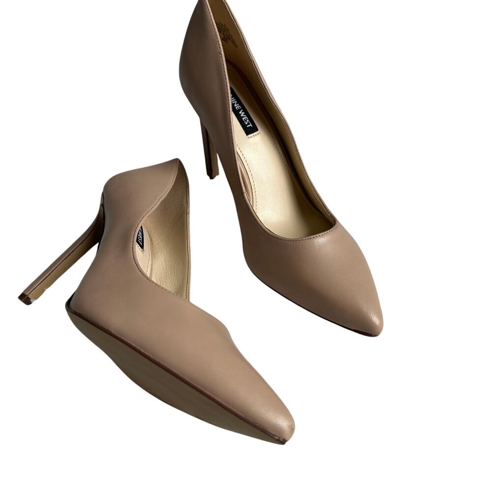 Nude Nine West Pumps - Picture 5 of 7